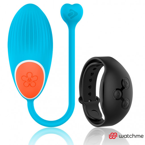 Ou vibrator Inteligent Wearwatch - Watchme Technology Remote Control Egg Blue / Jet - Img 6