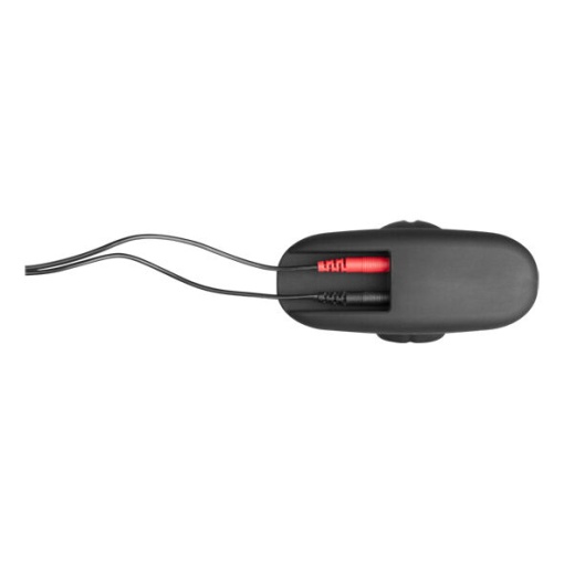 Plug anal cu stimulare electrica ElectraStim - Silicone Black Rocker Butt Plug Medium - Img 2