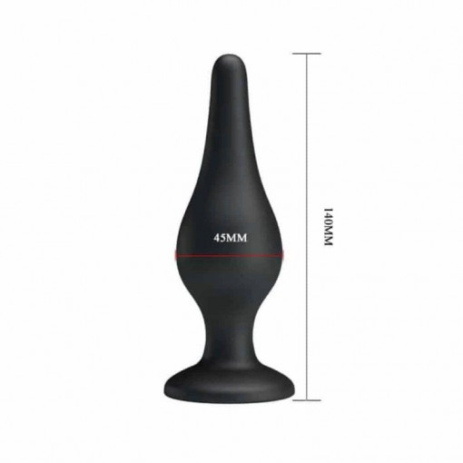 Plug anal din silicon Pretty Love Sensitive plug 14cm - Img 2