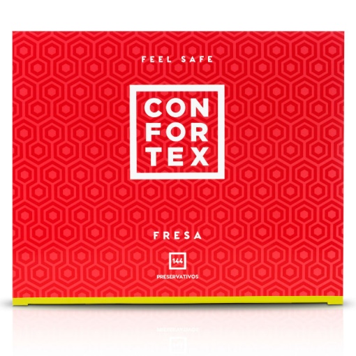 Prezervative Premium Confortex Capsuni 144buc - Img 4