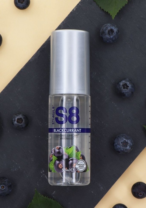 S8 Waterbase Blackcurrant Flavored Lube 50ml - Img 3