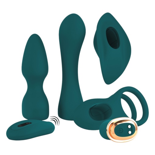 Set 5 jucarii cu telecomanda RC Mini Vibrator with 4 Attachments - Img 3