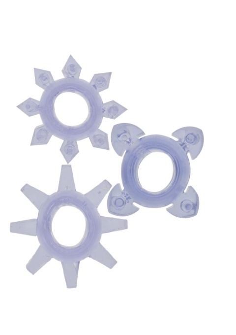 Set de 3 inele pentru penis Tickle C-Rings - Img 3