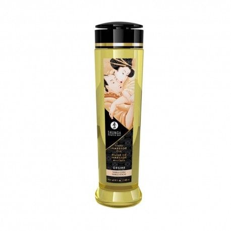 Ulei de masaj matasos cu aroma de vanilie EROTIC MASSAGE OIL VANILLA 240 ml - Img 2