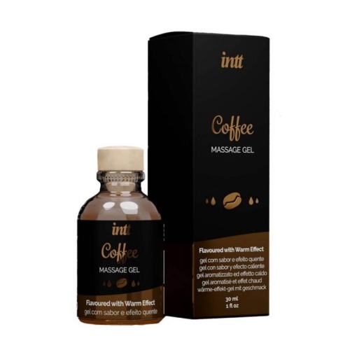 Ulei gel masaj cu efect de incalzire INTT Massage Gel Coffee 30ML - Img 3