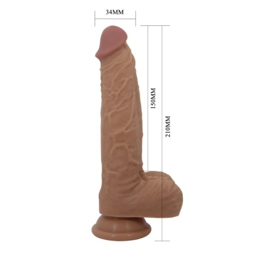 Vibrator 3 Functii Impingere + Vibratii - Pretty love Jonathan 21cm