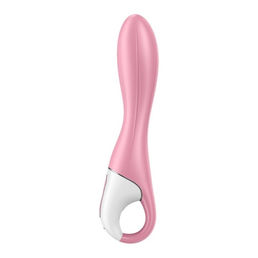 Vibrator anal cu 12 programe Air Pump Vibrator 2 light red (21cm) - Img 4