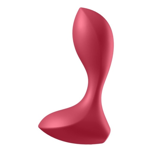 Vibrator anal flexibil Satisfyer Backdoor Lover red (11.5cm) - Img 4