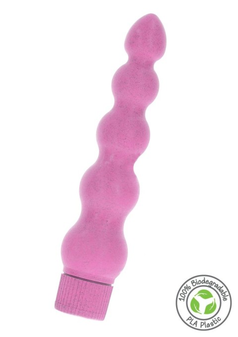 Vibrator biodegradabil Eco Vibrator, Pink (18.5cm) - Img 2