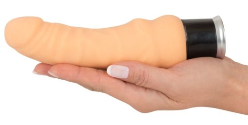 Vibrator clasic cu aspect natural, foarte flexibil. Real Vibe (18 cm) - Img 2