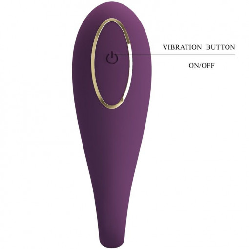 Vibrator cu control la distanta PRETTY LOVE AUGUST Double Pleasure - Img 2
