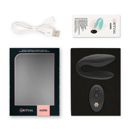 Vibrator cu telecomanda pentru cupluri Rithual Kama Azbache - Img 3