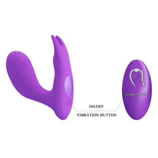 Vibrator cu telecomanda Pretty Love Idabelle Purple