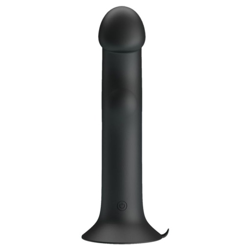 Vibrator cu ventuza, cu 12 functii de vibratie PRETTY LOVE MURRAY BLACK (19cm) - Img 3