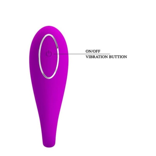 Vibrator cupluri pentru clitoris si punct G Pretty Love Algernon Purple - Img 4