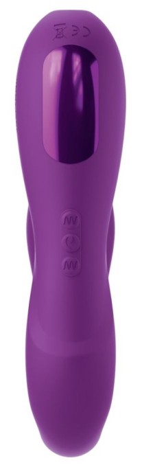Vibrator dublu pliabil Reflexx Rabbit 1 (16,9 cm) - cu incalzire - Img 4