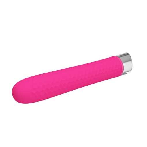 Vibrator elegant din silicon Pretty Love Reginald Red 16.7cm - Img 4