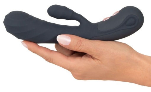Vibrator iepure cu caneluri stimulatoare Oh! Rabbit Vibrator 2 x 10 moduri de vibrație - Img 2