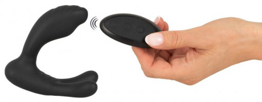 Vibrator punct G/P cu stimulator de clitoris/bile cu 3 motoare 7 moduri de vibrație RC G- &amp; P-Spot Vibrator - Img 2