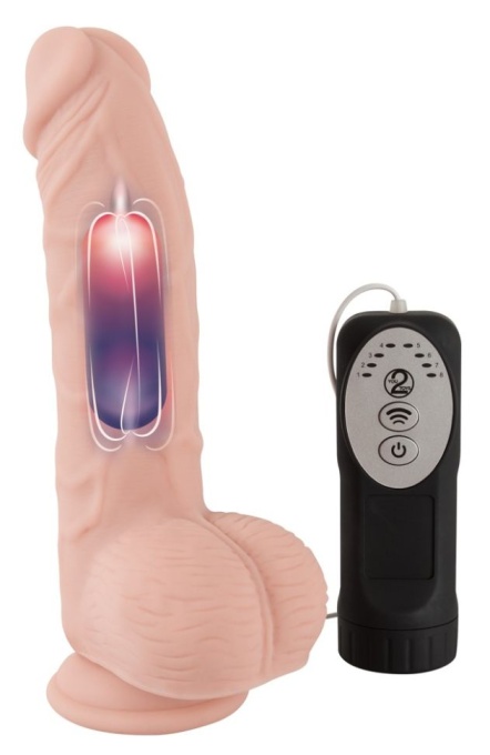 Vibrator realist Medical Silicone Pulsating Vibrator 20cm lungime de insertie 14 cm - Img 3