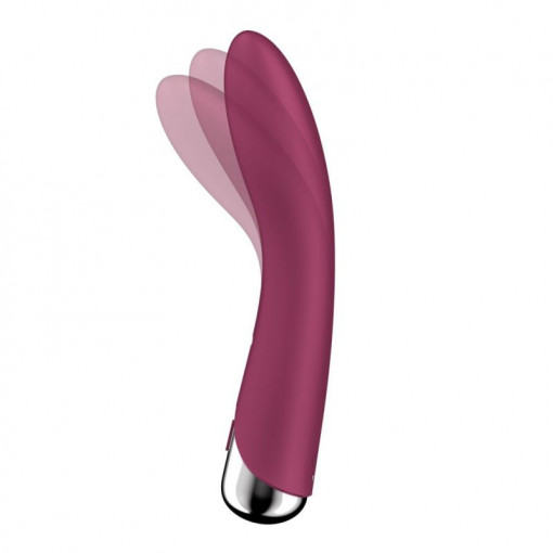 Vibrator rotativ pentru punctul G cu 5 viteze Satisfyer Spinning Vibe 1, red - Img 3