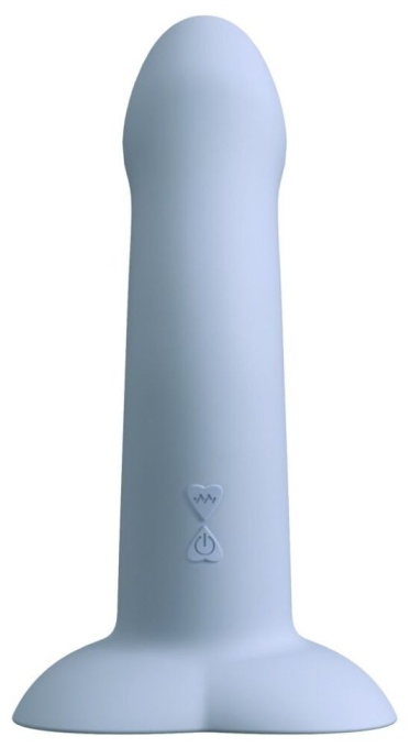 Vibrator Silicon Heart Guy Blue 17cm - Img 2