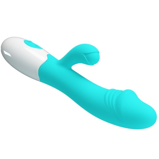 Vibrator stimulator punct G si clitoris Pretty Love - Snappy G-Spot Vibrator Aqua Green 30 funcții de vibrație - Img 5