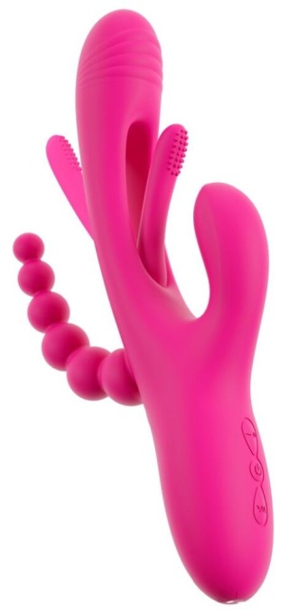 Vibrator Triple Vibe With Flicking Tongue – Stimulare Triplă &amp; Vibrații Personalizate