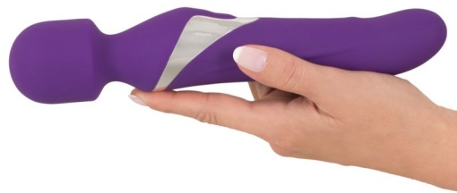 Vibrator wand cu cap rotativ Javida Wand &amp; Pearl Vibrator (24cm) - Img 2