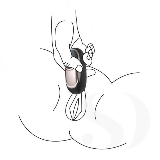 Aparat masaj clitoridian Satisfyer Dark Desire 9.4cm Reincarcabil - Img 3