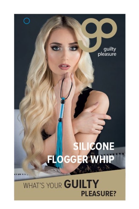 BICI GP SILICONE FLOGGER WHIP BLUE - Img 3