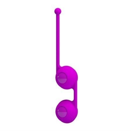 Bile vaginale detasabile Pretty Love Kegel Tighten Up Balls III Purple - Img 2