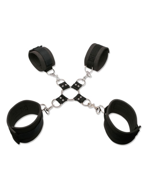 Catuse de mani si picoare ajustabile cu scai Extreme Hog-Tie Kit - Img 7