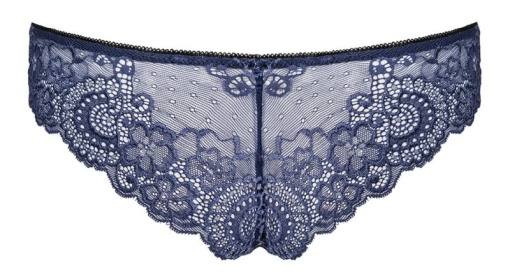 Chilotei din dantela fina cu motive florale Auroria panties, blue - L/XL - Img 7