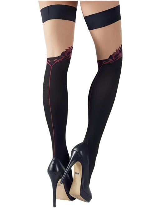 Ciorapi de sustinere Hold-up Stockings Marime S - Img 2