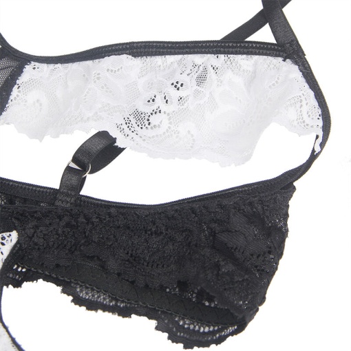 Costum de cameristă tip body, mărime S/M Subblime - Img 3