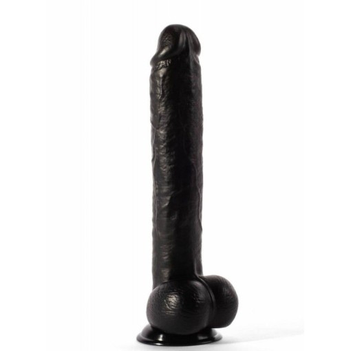 Dildo de inalta calitate cu ventuza X-Men Louis 12.5" Cock Black (31.7 x 5cm)