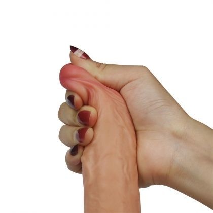 Dildo de lux din silicon 8inchi Dual-layered Silicone Dildo -20cm - Img 2