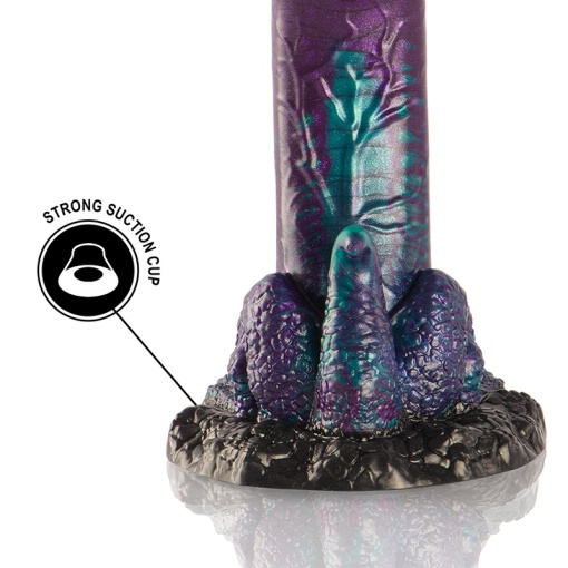 Dildo din silicon forma fantezista EPIC EPIC - BASILISK DILDO DOUBLE SCALY PLEASURE SMALL SIZE - Img 6