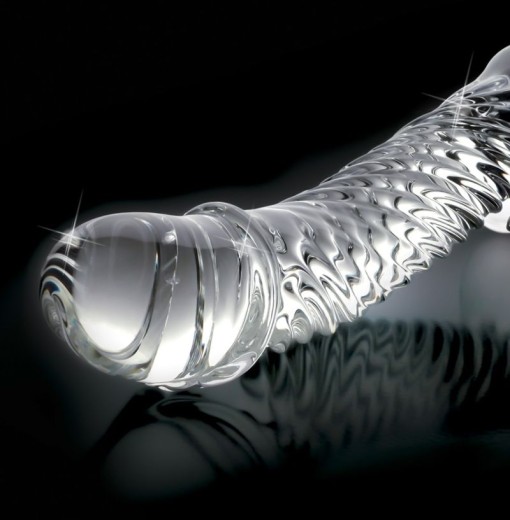 Dildo din sticla suflata manual Glass Dildo No. 61 (16.5 cm)