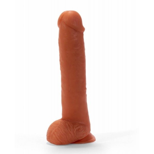 Dildo  gigantic cu testicule si ventuza de fixare X-MEN Dylan's Cock 32cm x 6cm