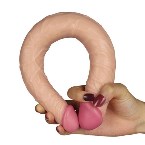 Dildo lung cu 2 capete realiste Lady-killer Tapered Double Penetration 35cm - Img 2