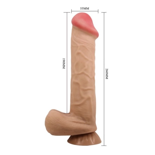 Dildo Mare 26cm Sliding Skin 10.2" Flesh