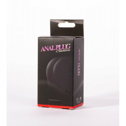 Dop anal Stainless Anal Plug L (9.5cm) - Img 2