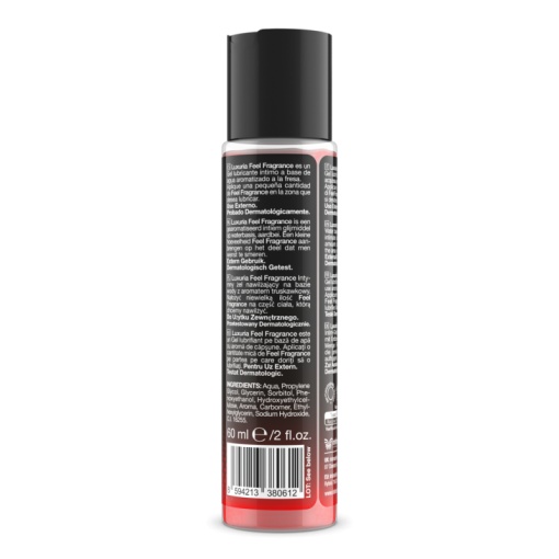 Lubrifiant intim pe baza de apa, cu aroma de capsuni, Luxury Feel Fragrance Fragola Strawberry (60 ml) - Img 2