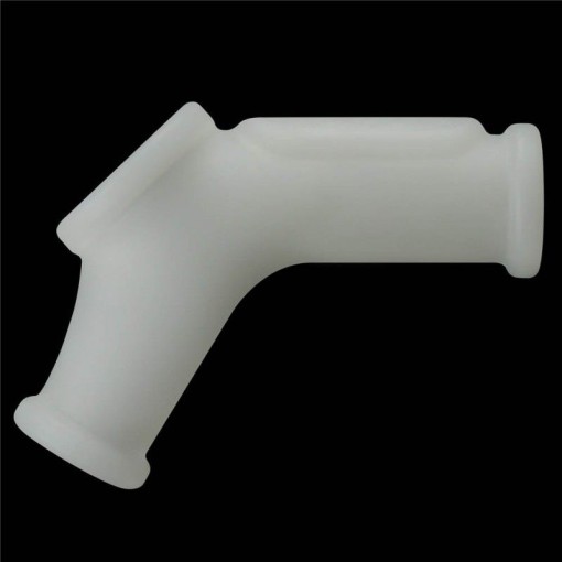 Manson penis cu vibratii Vibrating Silk Knights Ring with Scrotum Sleeve (White) - Img 7