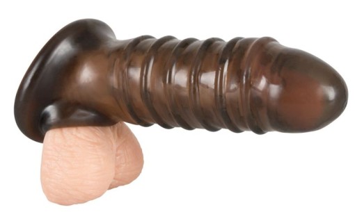 Manșon pentru penis cu buclă cu canelur Penis Sleeve 18cm - Img 5