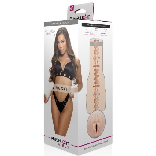 Masturbator cu aspect de vagin Fleshlight Girls - Vina Sky Exotica - Img 3