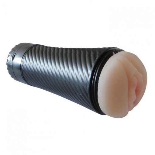 Masturbator de top cu vibratii Realist Pussy- cu vibratii 23cm - Img 2