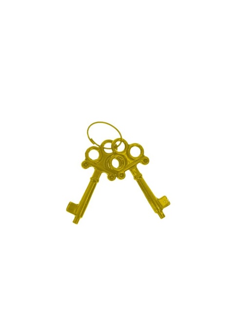 Metal Handcuffs, gold - Img 2